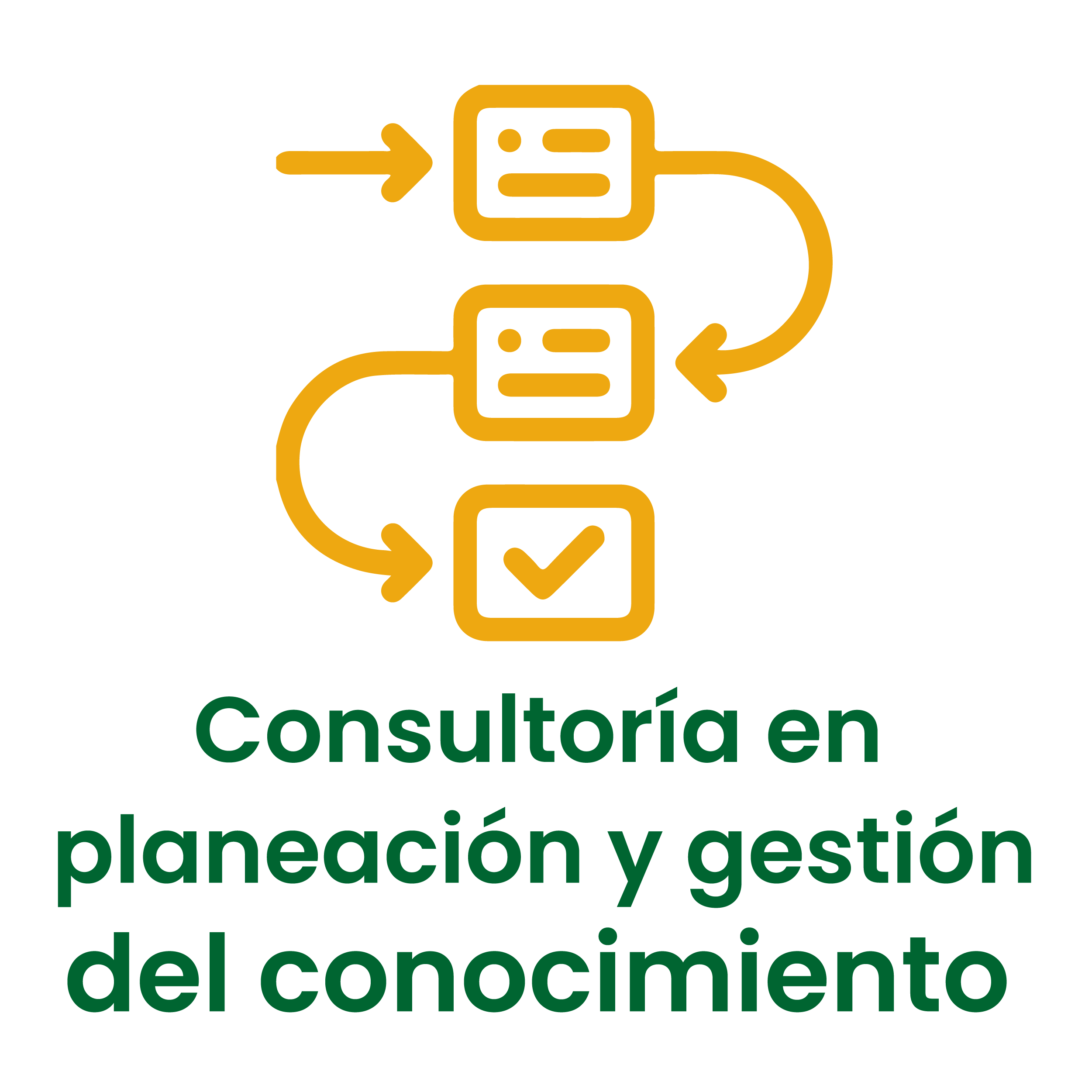 CONSULTORIA EN PLANEACION Y GESTION DEL CONOCIMIENTO