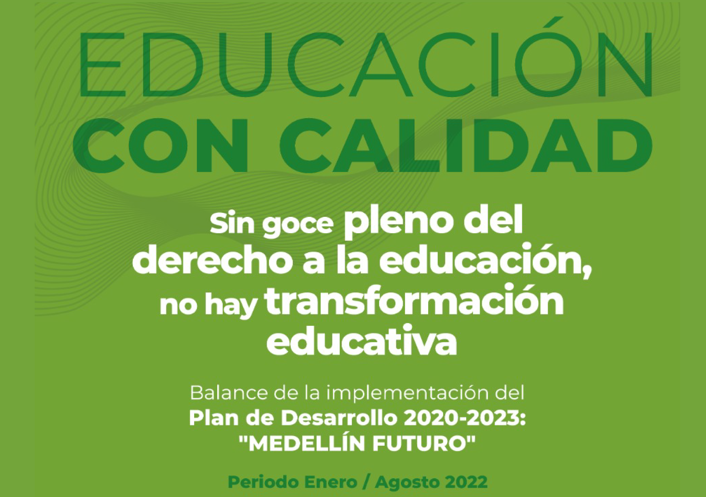 portada informe veeduria Educación