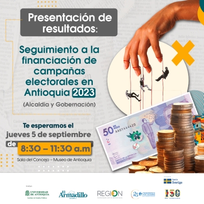 ¿Te has preguntado cómo se financian las campañas políticas en Medellín y Antioquia?