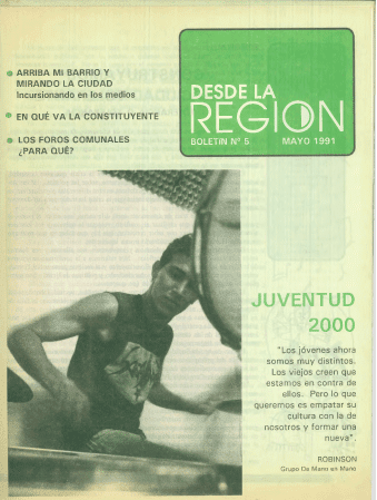 Desde La Región. Boletín No. 5